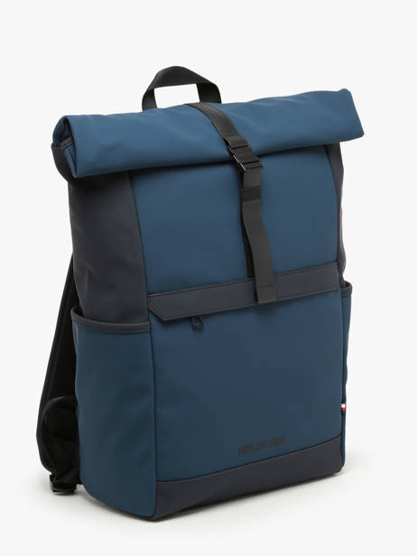 Rugzak Tommy hilfiger Blauw th monotype AM12499 ander zicht 2